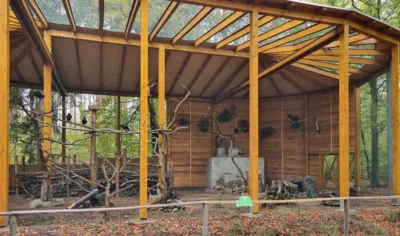 Seit 30.09. Das neue Zuhause der Waldrappen  (Bild vergr&ouml;&szlig;ern)