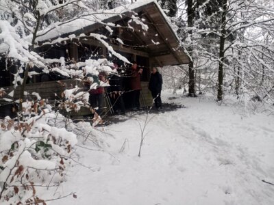 H&uuml;tte am Kohlenweg  (Bild vergr&ouml;&szlig;ern)