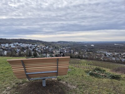 Himmelsiege in den Weinbergen mit Blick auf Bad Bellingen.  (Bild vergr&ouml;&szlig;ern)