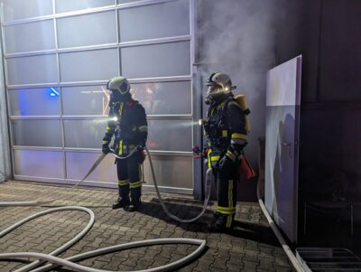 Foto des Albums: Werkstattbrand beim Autohaus Müller in Mittelfischach