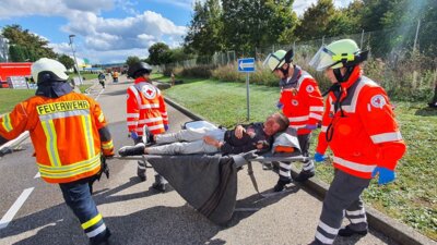 Foto des Albums: Großbrandszenario bei der Firma Kärcher im Werk Bühlertal