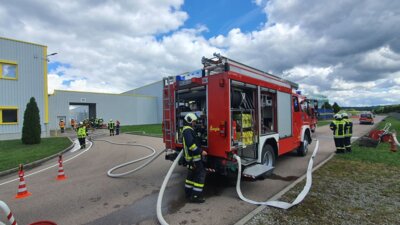 Foto des Albums: Großbrandszenario bei der Firma Kärcher im Werk Bühlertal