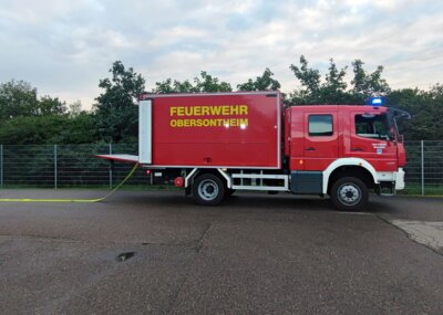 Foto des Albums: Blaulicht bei der Firma FIMA Maschinenbau GmbH