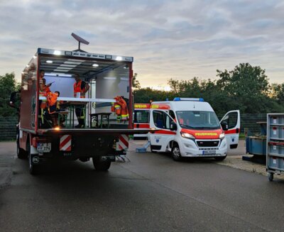 Foto des Albums: Blaulicht bei der Firma FIMA Maschinenbau GmbH