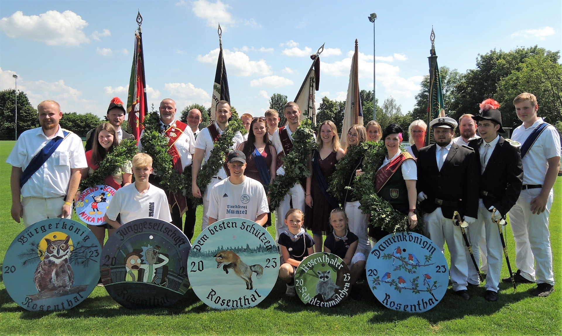 Bild: Gruppenbild schützenfest 2023