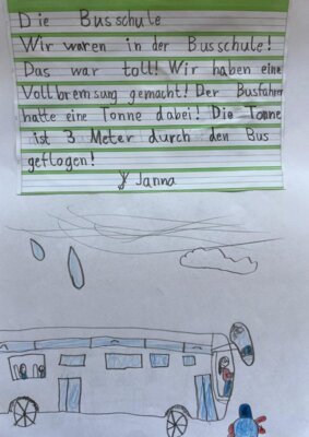 Bericht aus Klasse 2a 