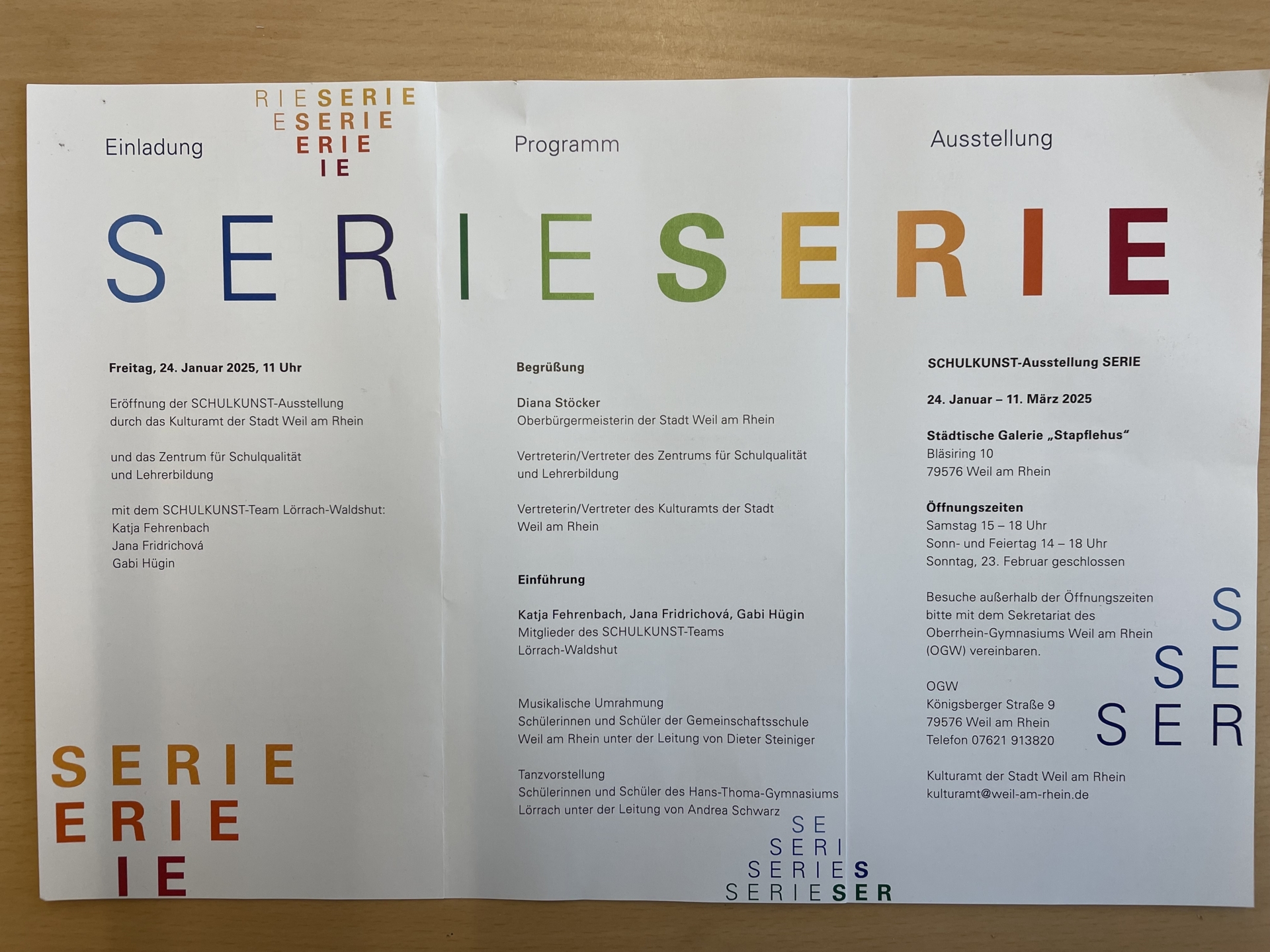 Bild : Flyer der Ausstellung_2