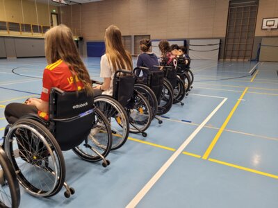 Foto des Albums: WPU 8 Sport: Basketball im Rollstuhl