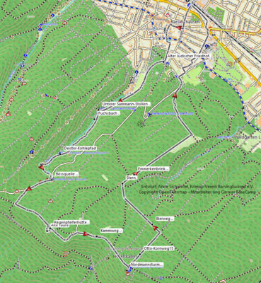 Unsere Wanderstrecke  (Bild vergr&ouml;&szlig;ern)