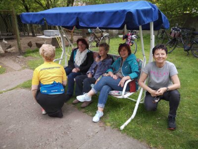kurzer Zwischenstopp in Beutersitz  (Bild vergr&ouml;&szlig;ern)