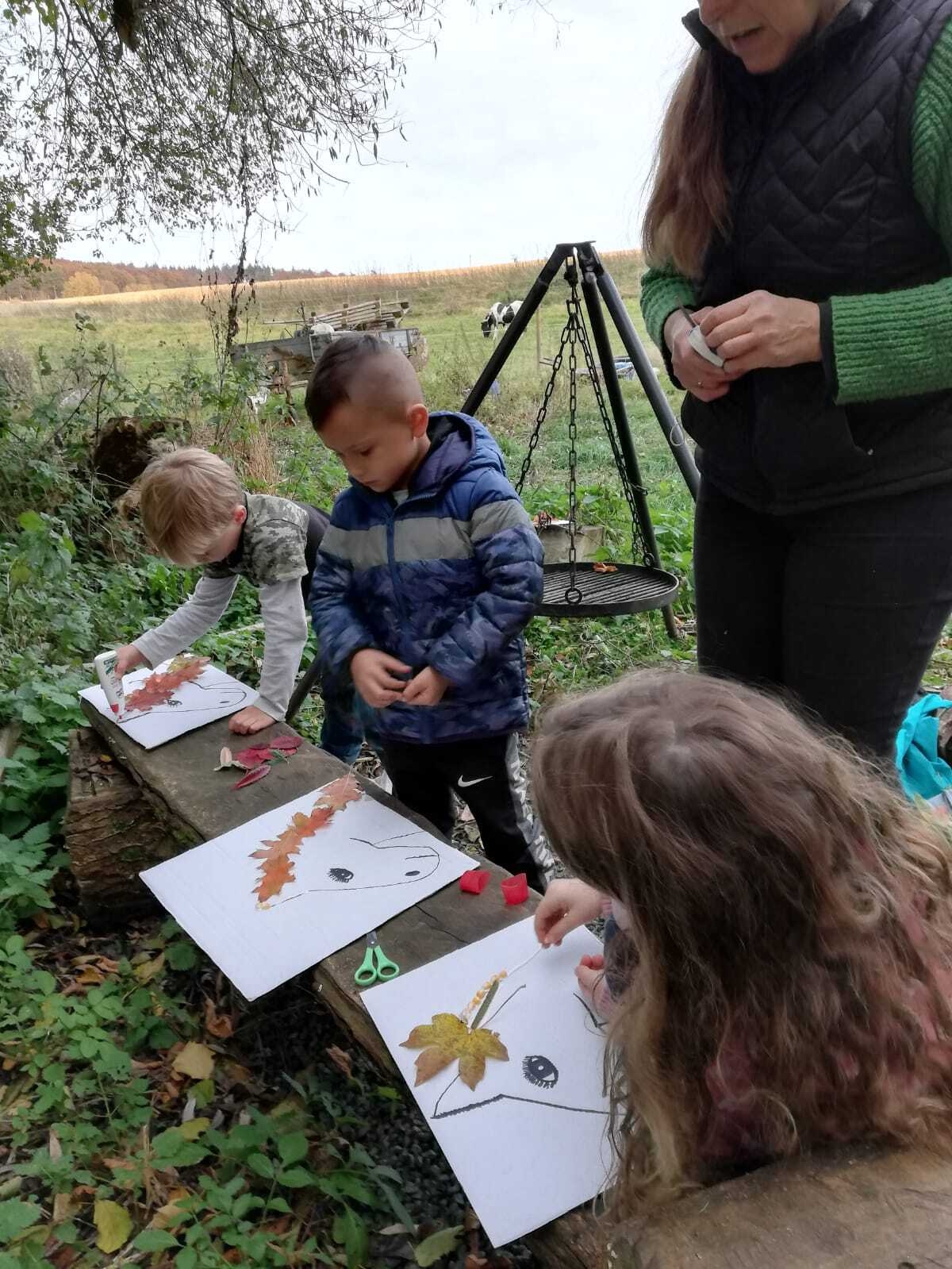 Bild: Kreativ mit Naturmaterial