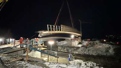 Foto des Albums: Einbau Brücke in Kromsdorf