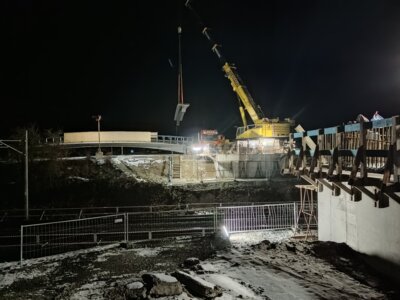 Foto des Albums: Einbau Brücke in Kromsdorf