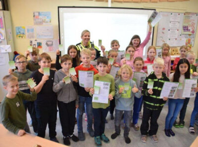 Foto des Albums: Radfahrprüfung in Klasse 4