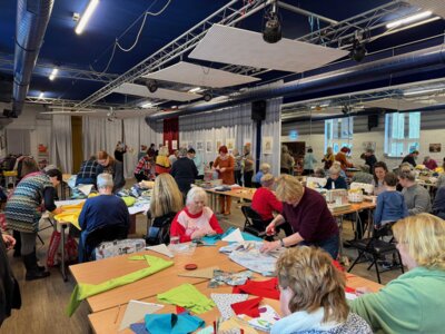 Fotoalbum Wimpelproduktion in der Butze
