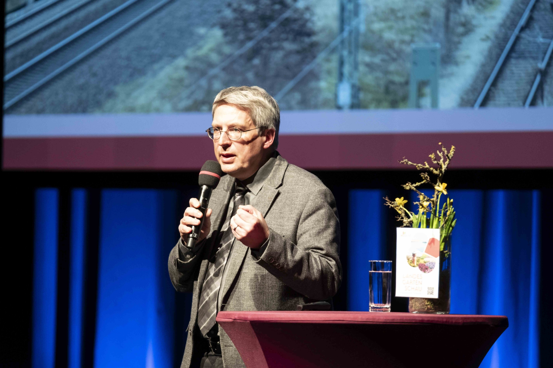 Bild: Bürgermeister Dr. Oliver Hermann sprach über aktuelle Projekte und Entwicklungen in Wittenberge