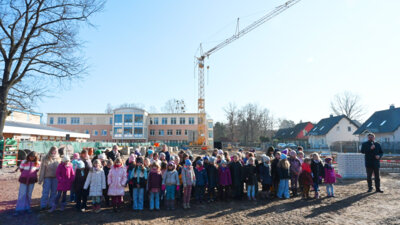 Foto des Albums: Grundsteinlegung für den Erweiterungsbau der Grundschule Wandlitz