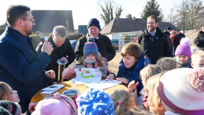 Foto des Albums: Grundsteinlegung für den Erweiterungsbau der Grundschule Wandlitz