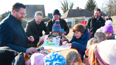 Foto des Albums: Grundsteinlegung für den Erweiterungsbau der Grundschule Wandlitz