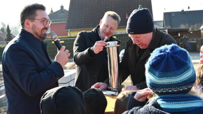 Foto des Albums: Grundsteinlegung für den Erweiterungsbau der Grundschule Wandlitz