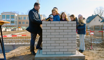 Foto des Albums: Grundsteinlegung für den Erweiterungsbau der Grundschule Wandlitz
