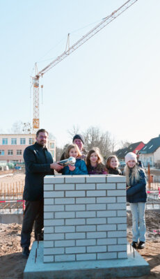Foto des Albums: Grundsteinlegung für den Erweiterungsbau der Grundschule Wandlitz