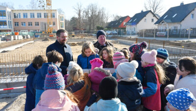 Foto des Albums: Grundsteinlegung für den Erweiterungsbau der Grundschule Wandlitz