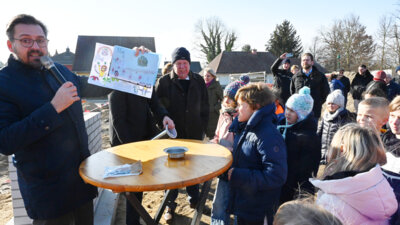 Foto des Albums: Grundsteinlegung für den Erweiterungsbau der Grundschule Wandlitz
