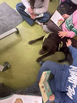 Lesestunde mit Eddie  (Bild vergr&ouml;&szlig;ern)