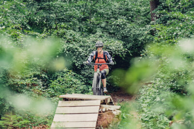 Mountainbiken im Odenwald  (Bild vergr&ouml;&szlig;ern)
