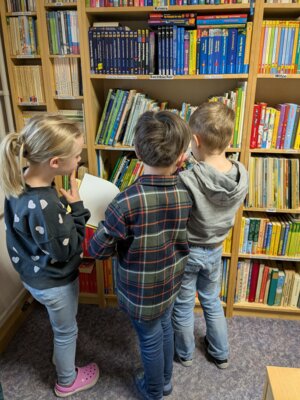 Foto des Albums: Schnupperstunde in unserer Schulbücherei