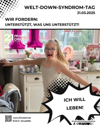 Foto des Albums: Plakat-Aktion zum Welt-Down-Syndrom-Tag