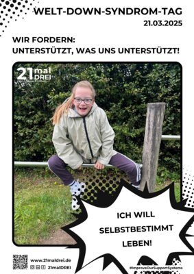 Foto des Albums: Plakat-Aktion zum Welt-Down-Syndrom-Tag