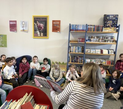 Foto des Albums: Besuch Kinderbibliothek Klasse 1