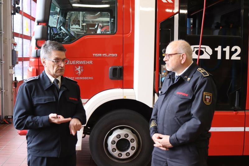 Bild: Besichtigung der Feuerwache Heinsberg