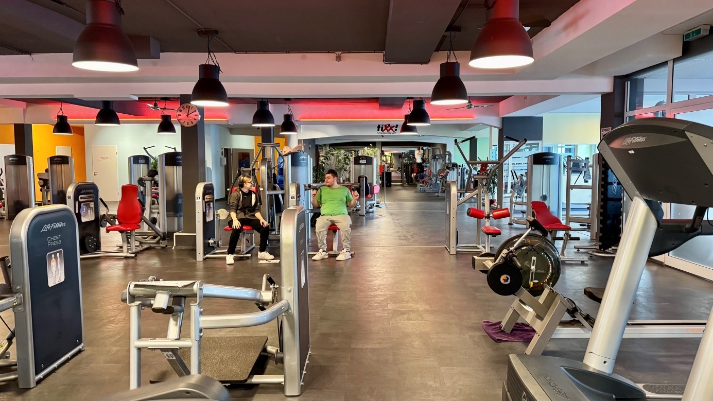 Bild: Der Innenbereich von Fixx Fitness Emmendingen