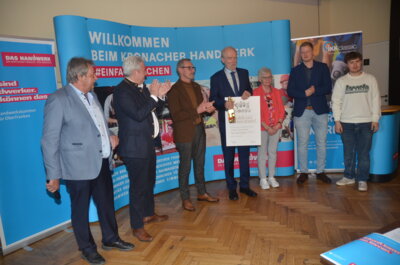 Goldener Gas- und Wasserinstallateurmeister J&uuml;rgen Schneider  (Bild vergr&ouml;&szlig;ern)