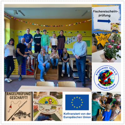 nach der Fischereischeinpr&uuml;fung 