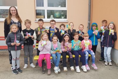 Fotoalbum Der Osterhase war da Klasse 1b