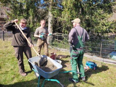 Foto des Albums: Arbeitseinsatz an den Zaunfeldern