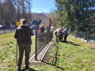 Foto des Albums: Arbeitseinsatz an den Zaunfeldern