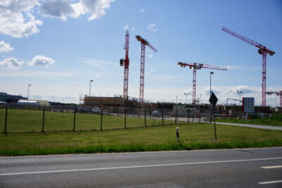 Fliegerhorst Wunstorf - Hier wird angebaut  (Bild vergr&ouml;&szlig;ern)