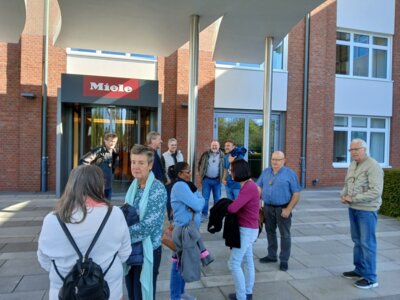 Angekommen bei MIELE G&uuml;tersloh 