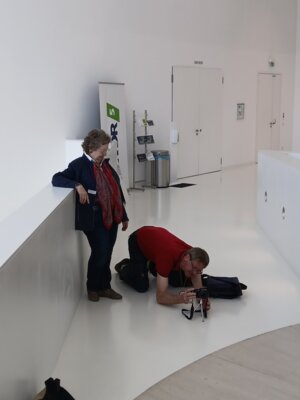 Ein Gruppenbild wird vorbereitet 