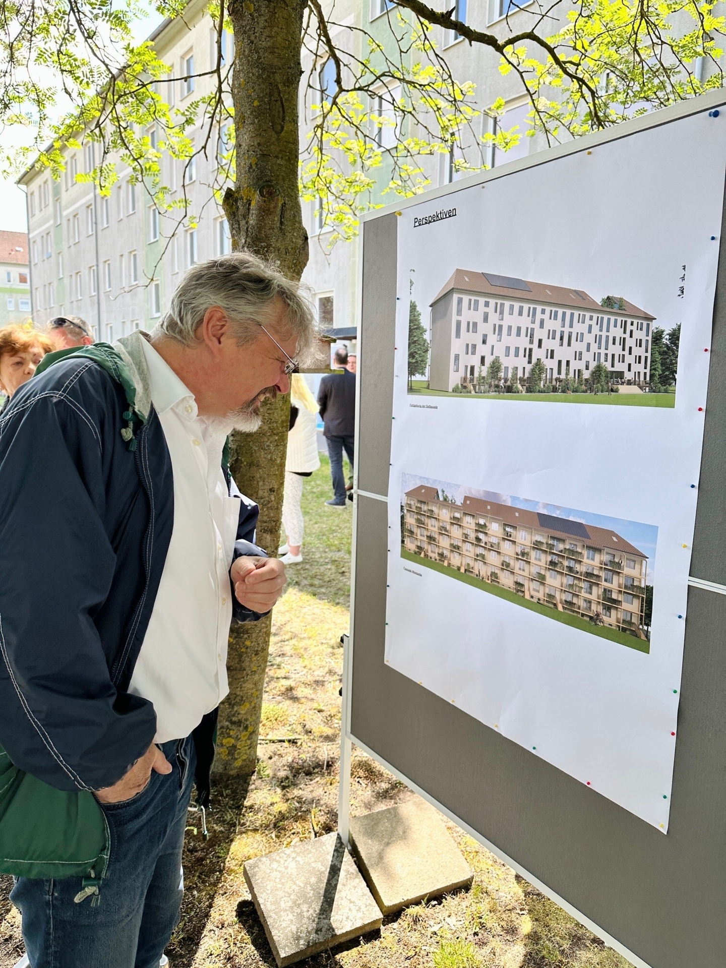 Bild: Konzept der Neugestaltung des Wohnblocks in der Straße der Einheit 20-26