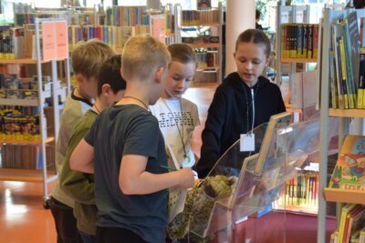 Foto des Albums: Besuch der Bibliothek im zib