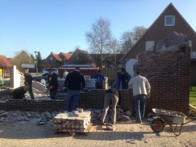 Foto des Albums: Bautagebau der neuen Fahrzeughalle