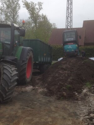Foto des Albums: Bautagebau der neuen Fahrzeughalle