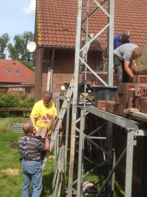 Foto des Albums: Bautagebau der neuen Fahrzeughalle