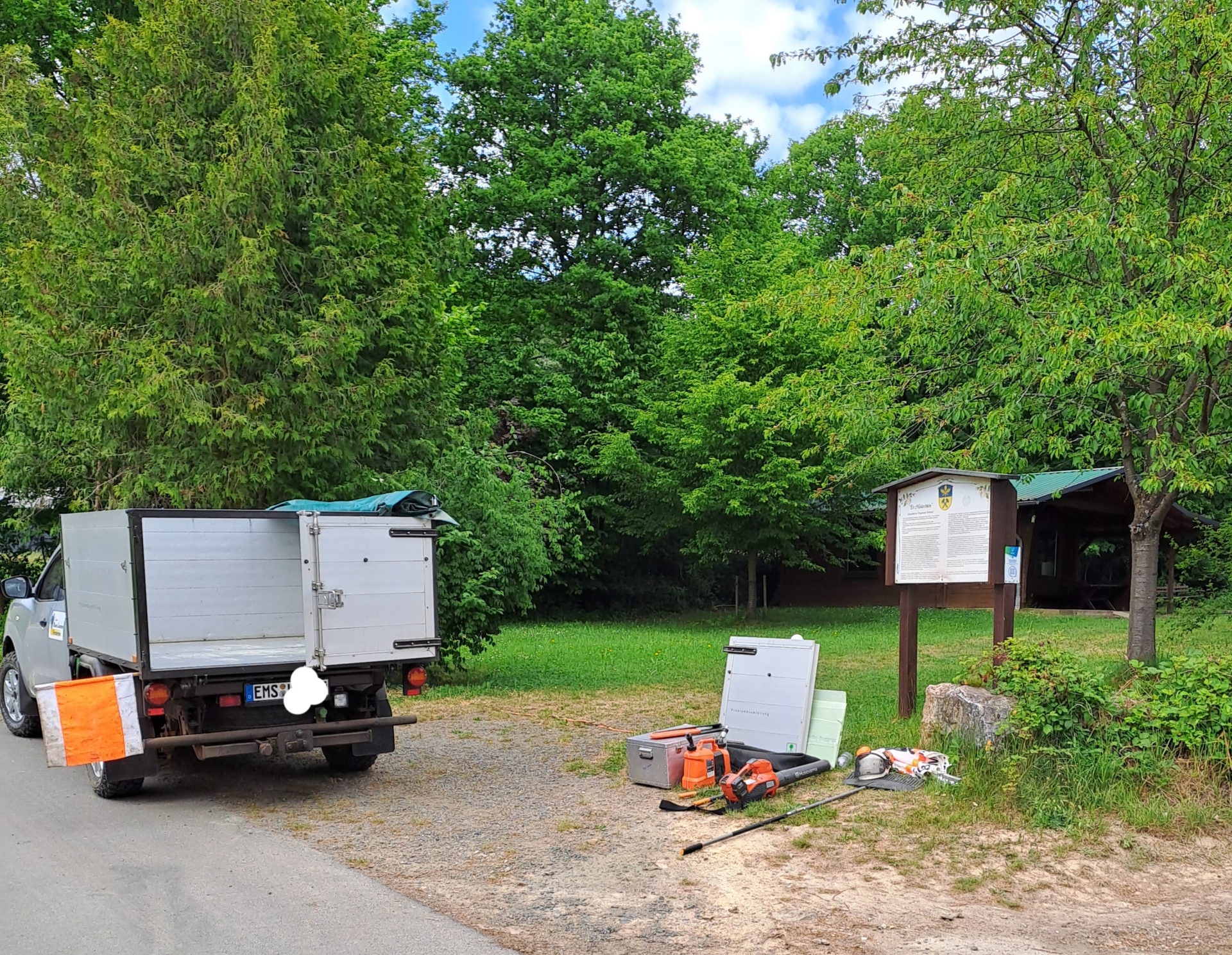 Bild: Fachgerechte Ausstattung und Fachkompetenz sichert den gesunden Baum